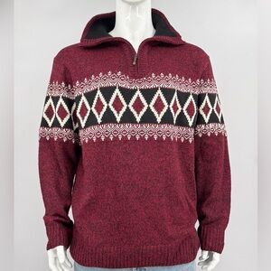 PRONTI MOCK NECK PULLOVER SWEATER